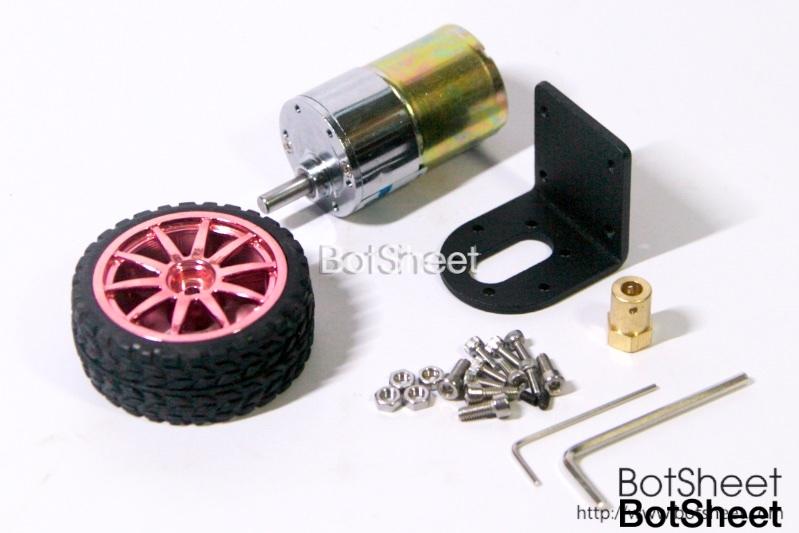37gb-520-dc-gear-motor-with-wheel-red