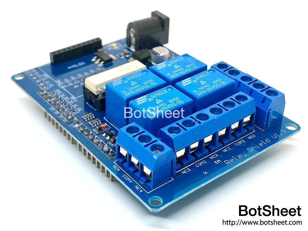 arduino-4 channel-relay-shield-04
