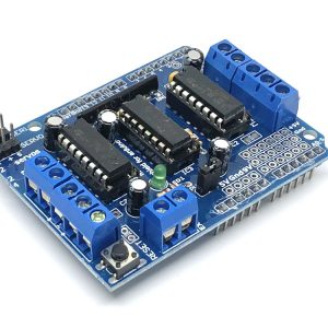 arduino-L293D-motor-control-shield-01 Arduino L293D 馬達驅動擴展板