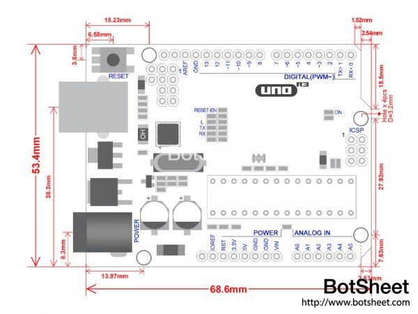 Arduino Uno R3 - BotSheet