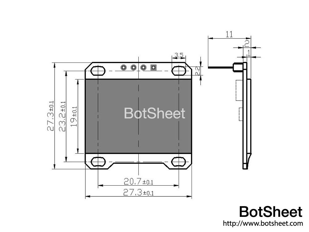 monochrome-0.96-oled-graphic-display-with-i2c-dimension