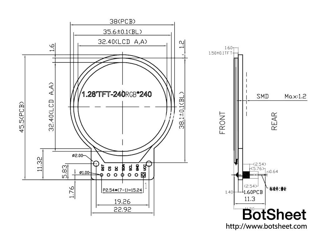 color-1.28-ips-tft-round-lcd-display-gc9a01-with-spi-dimension1