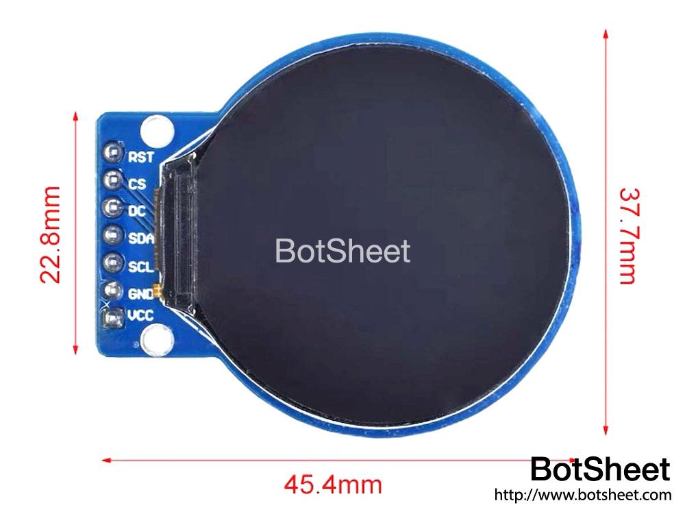 color-1.28-ips-tft-round-lcd-display-gc9a01-with-spi-dimension2