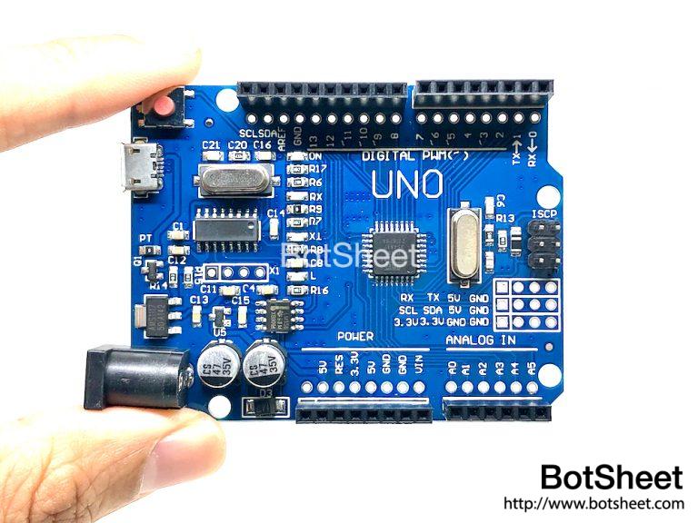 Arduino Uno R3 (Micro USB) - BotSheet
