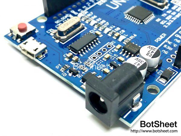 Arduino Uno R3 (Micro USB) - BotSheet
